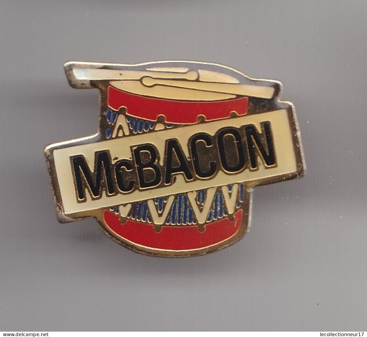 Pin's MC Bacon Tambour Réf 7897JL - Musik