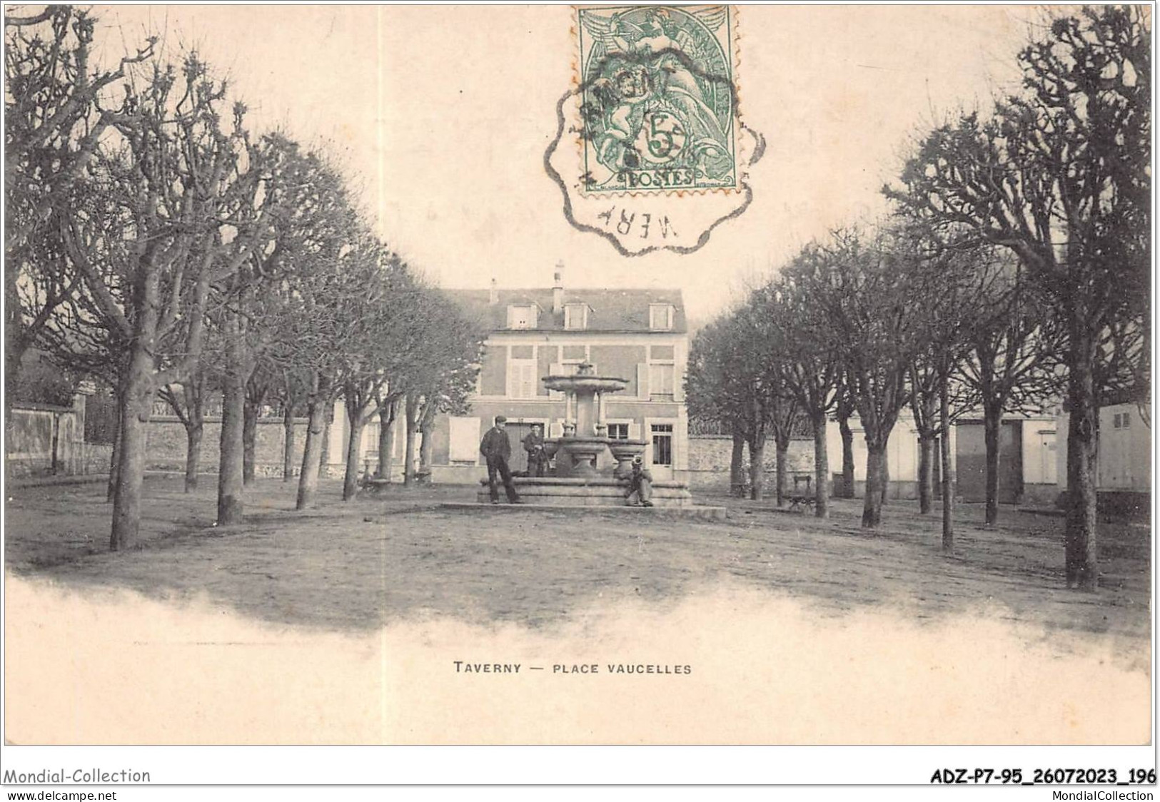 ADZP7-95-0540 - TAVERNY - Place Vaucelles - Taverny