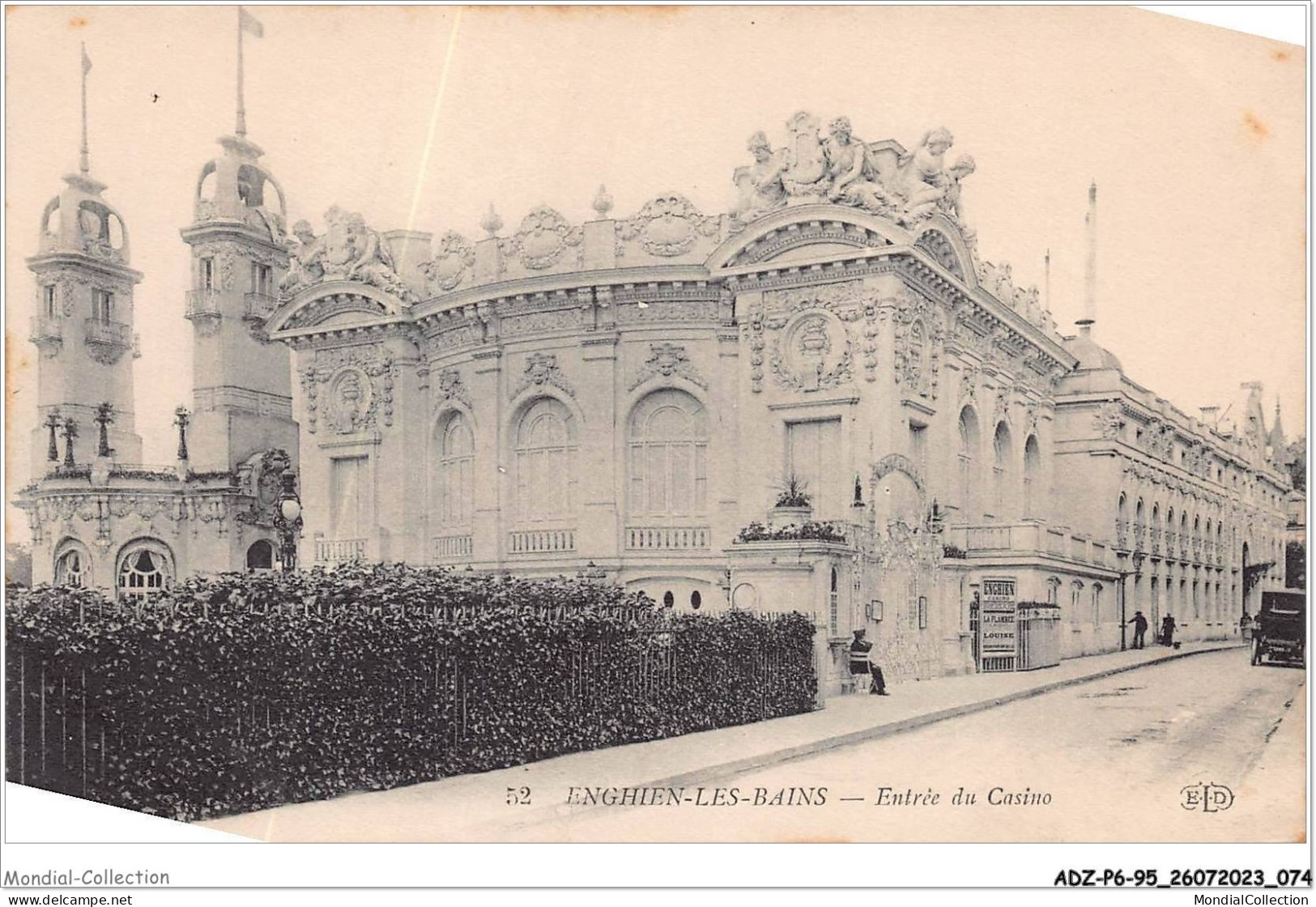 ADZP6-95-0479 - ENGHIEN-LES-BAINS - Entrée Du Casino - Enghien Les Bains