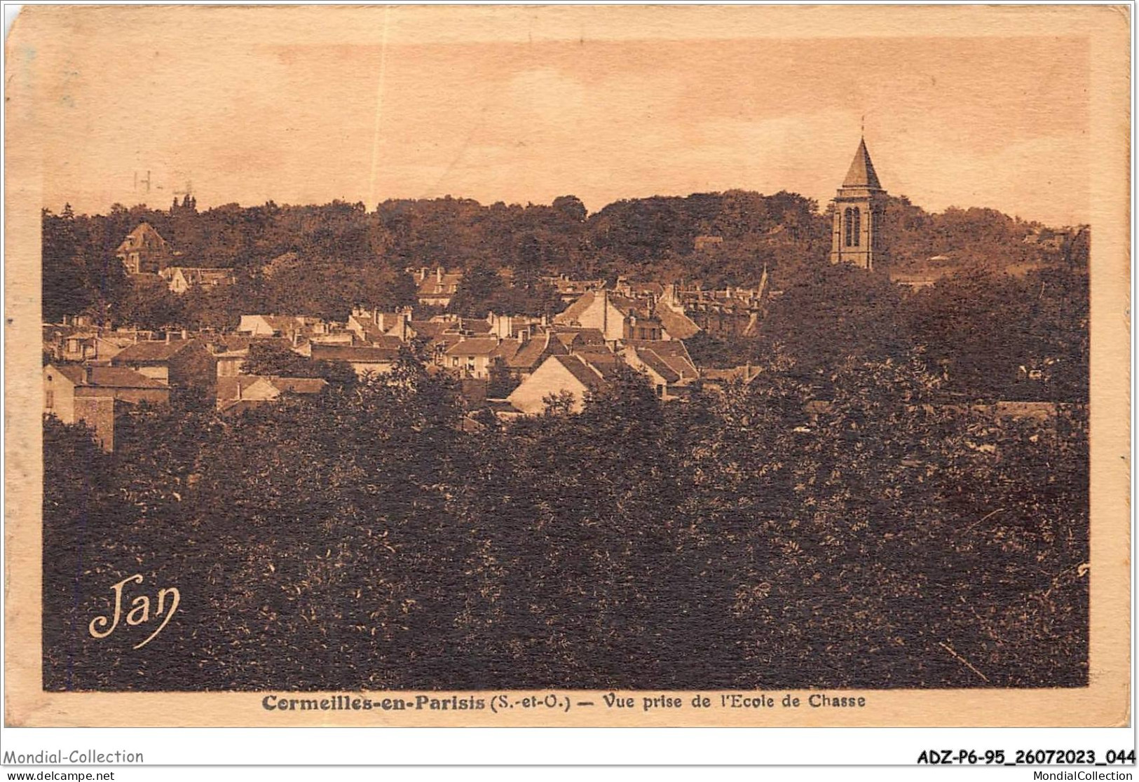 ADZP6-95-0464 - CORMEILLES-en-PARISIS - Vue Prise De L'ecole De Chasse - Cormeilles En Parisis