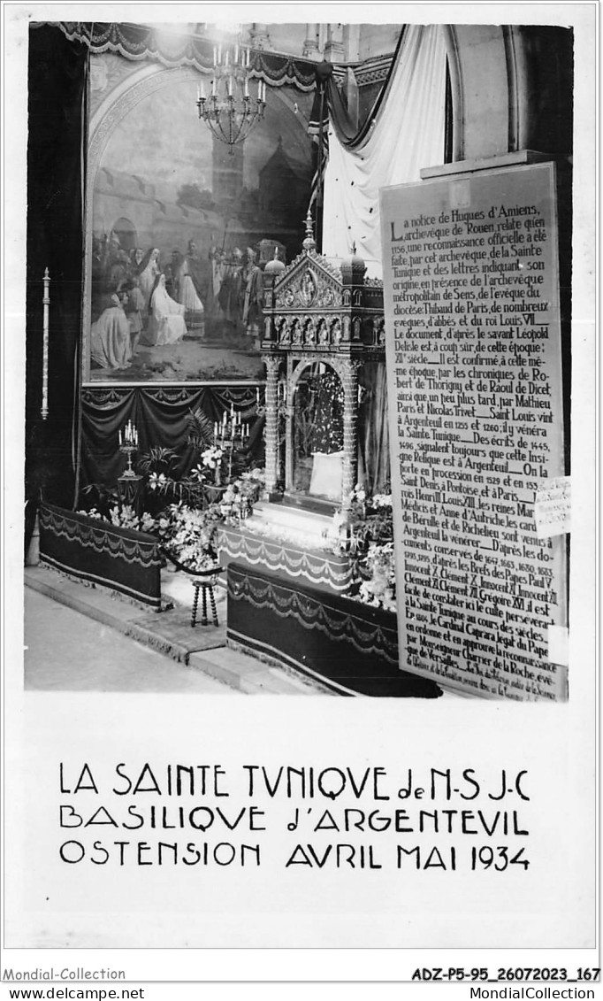 ADZP5-95-0440 - Basilique D'ARGENTEUIL - La Sainte Tunique De M-s - J-c - Argenteuil
