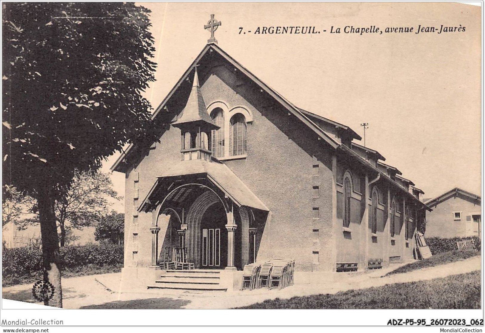 ADZP5-95-0387 - ARGENTEUIL - La Chapelle - Avenue Jean-jaurès - Argenteuil