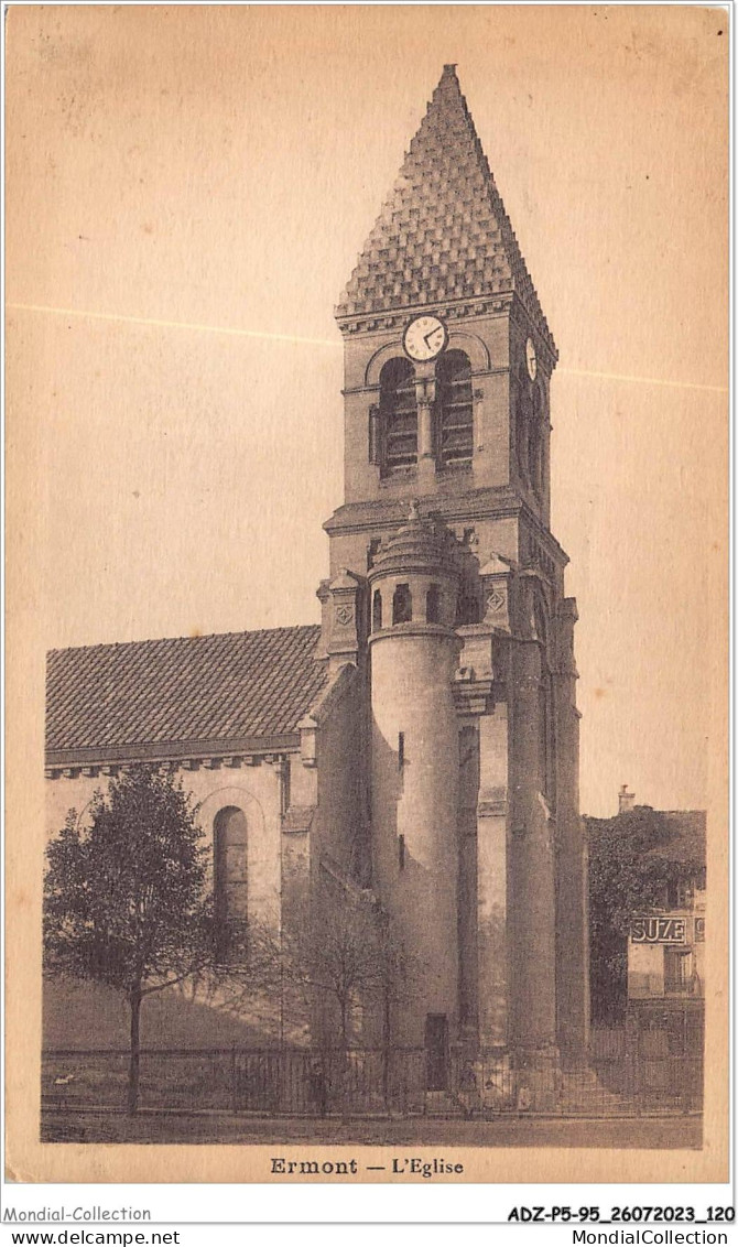 ADZP5-95-0416 - ERMONT - L'église - Ermont-Eaubonne