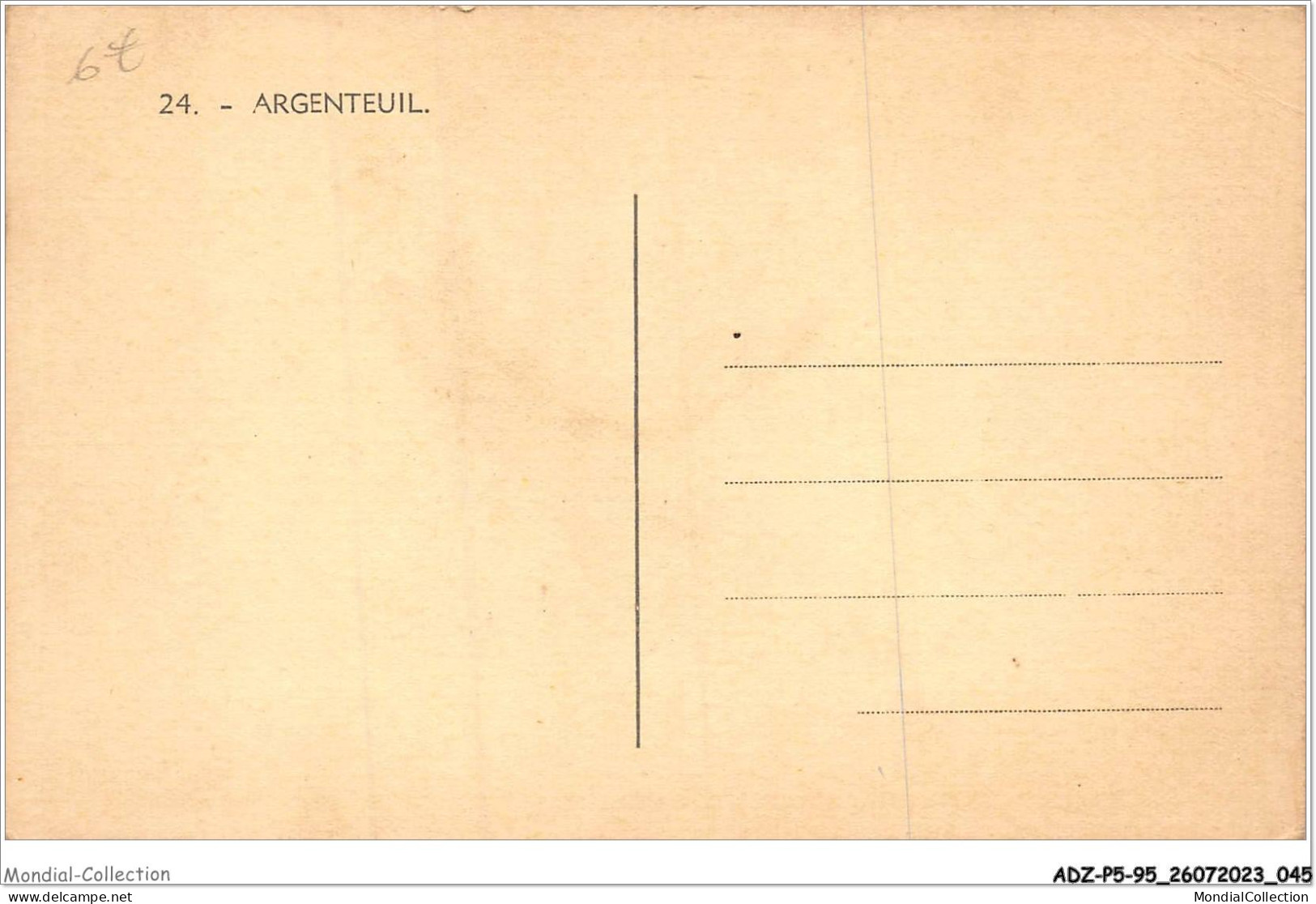 ADZP5-95-0378 - ARGENTEUIL  - Argenteuil