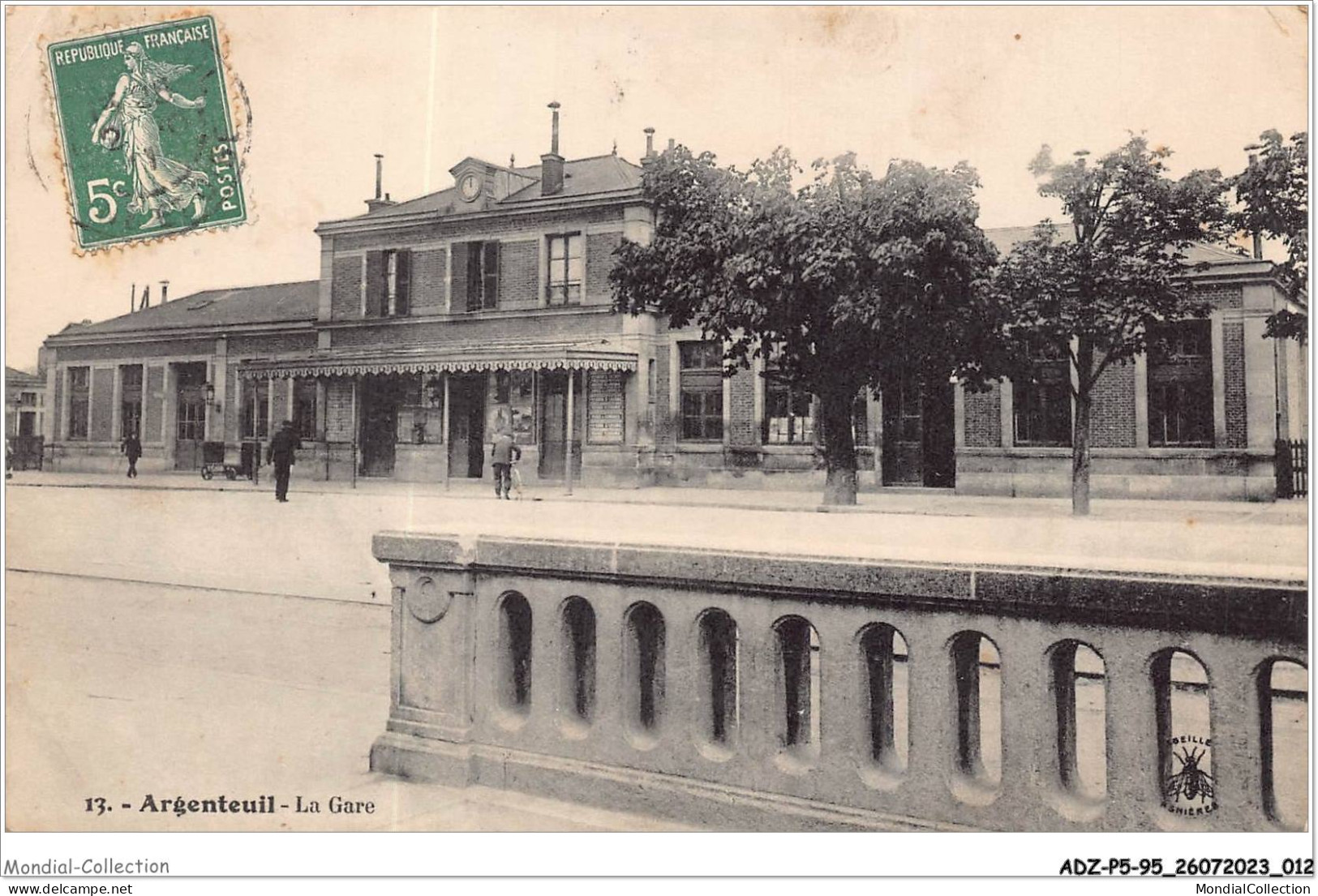 ADZP5-95-0362 - ARGENTEUIL - La Gare - Argenteuil