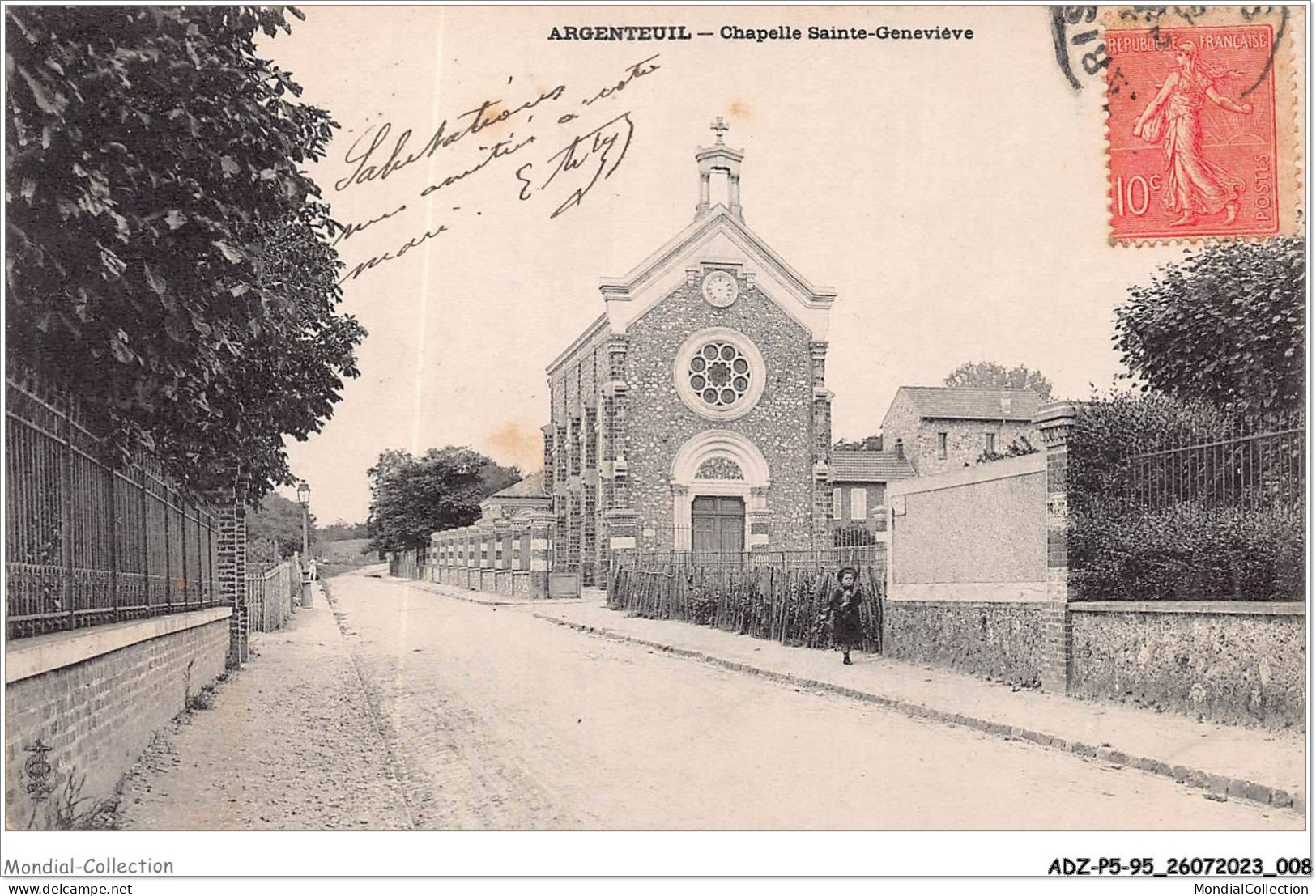 ADZP5-95-0360 - ARGENTEUIL - Chapelle Sainte-geneviève - Argenteuil