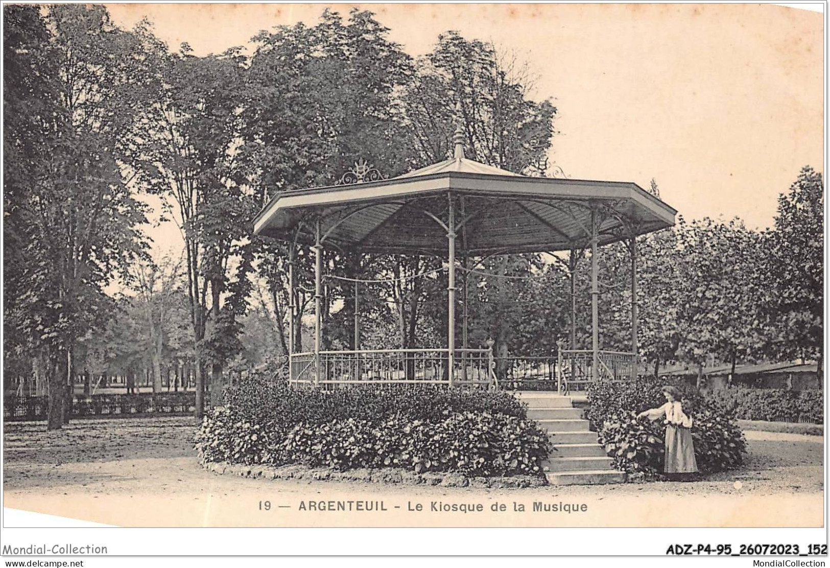 ADZP4-95-0346 - ARGENTEUIL - Le Kiosque De La Musique - Argenteuil