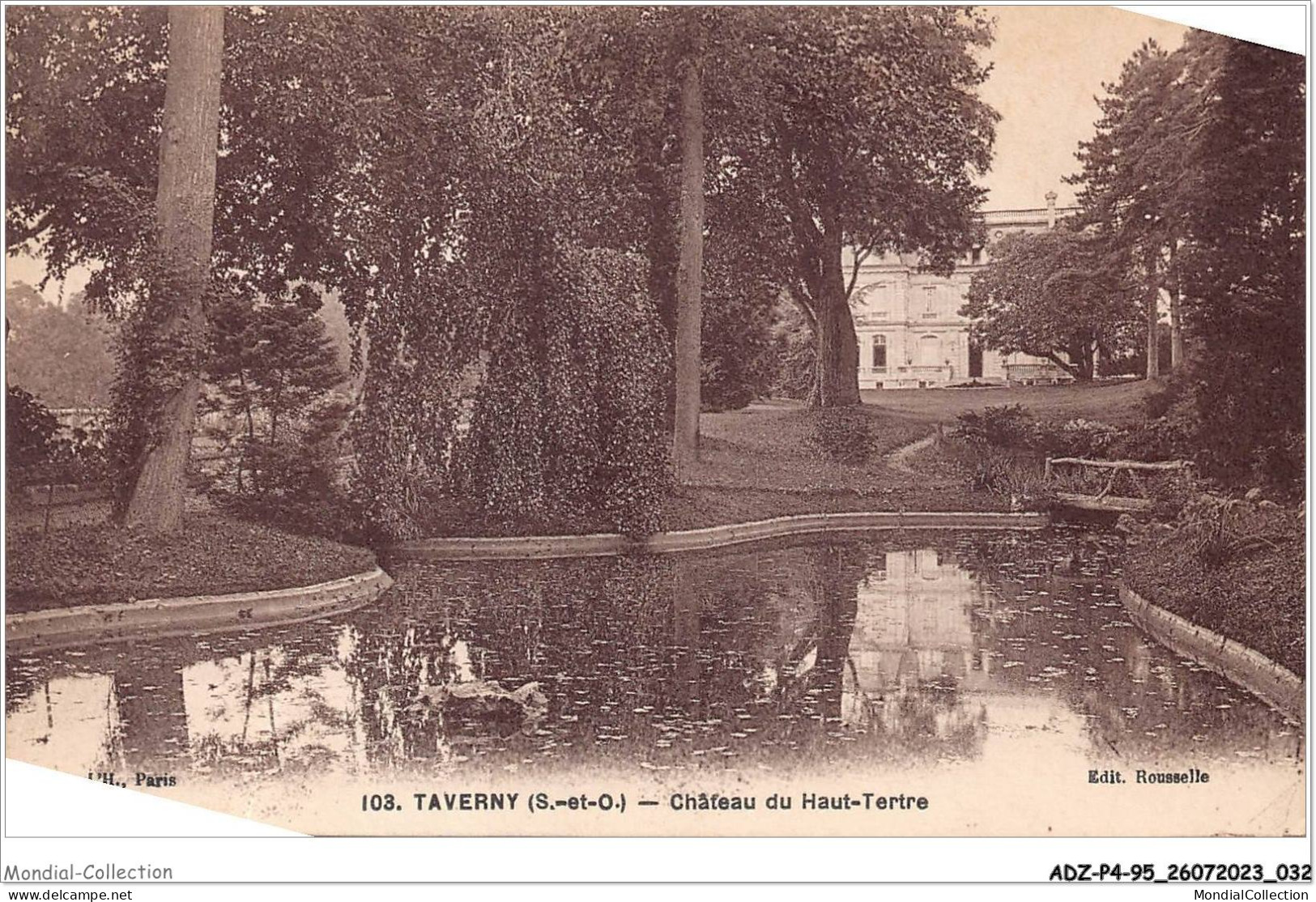 ADZP4-95-0286 - TAVERNY - Château Du Haut-tertre - Taverny
