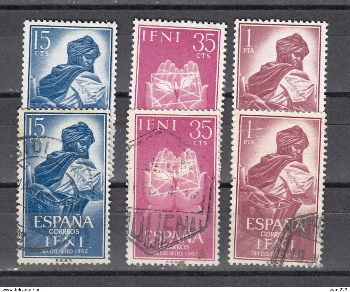 Ifni - 1962 - Dia Del Selo - Used And MNH Sets (e-832) - Ifni