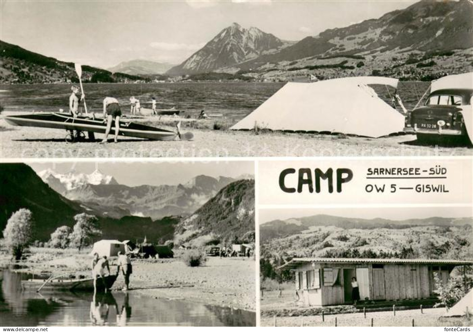 13618853 Giswil Camping Club Luzern Sarnersee Sued Details Giswil - Autres & Non Classés
