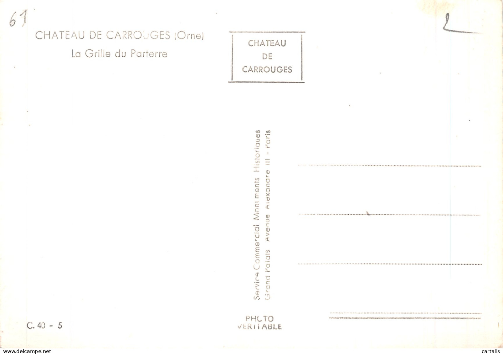 61-CARROUGES-N° 4413-D/0283 - Carrouges