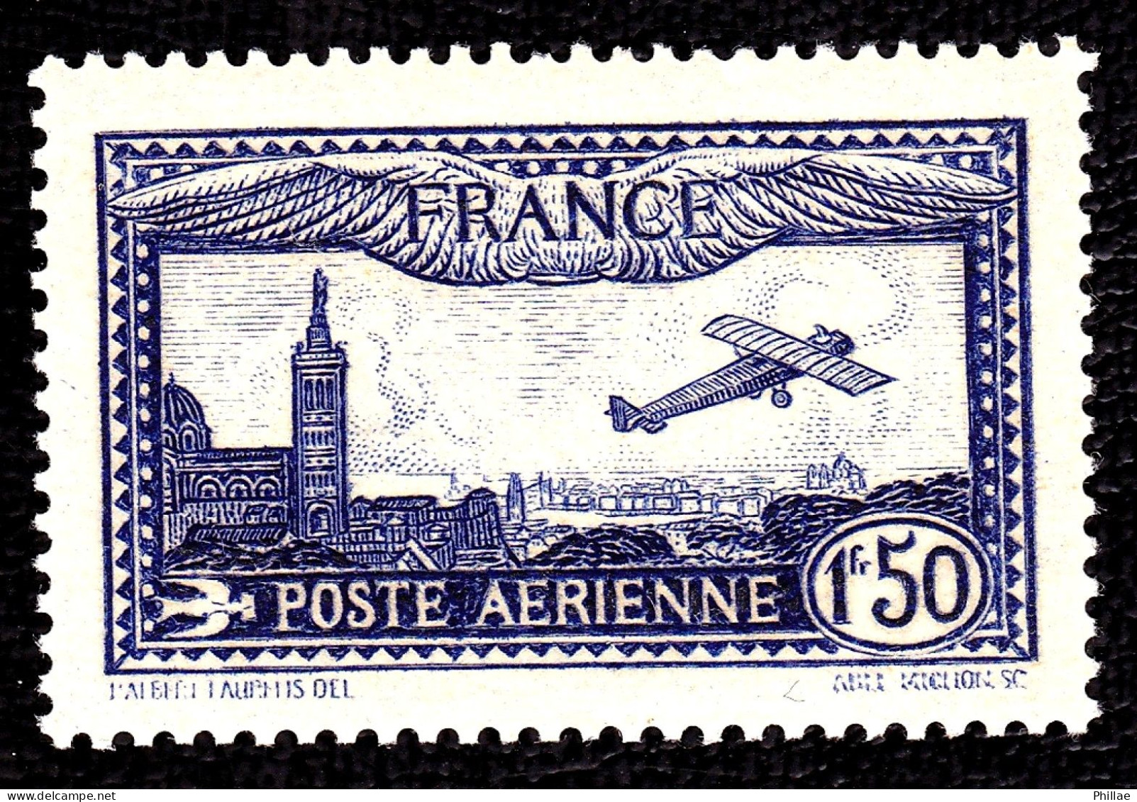 PA  6 - 1F50 Bleu - Neuf N** - TB - 1927-1959 Mint/hinged