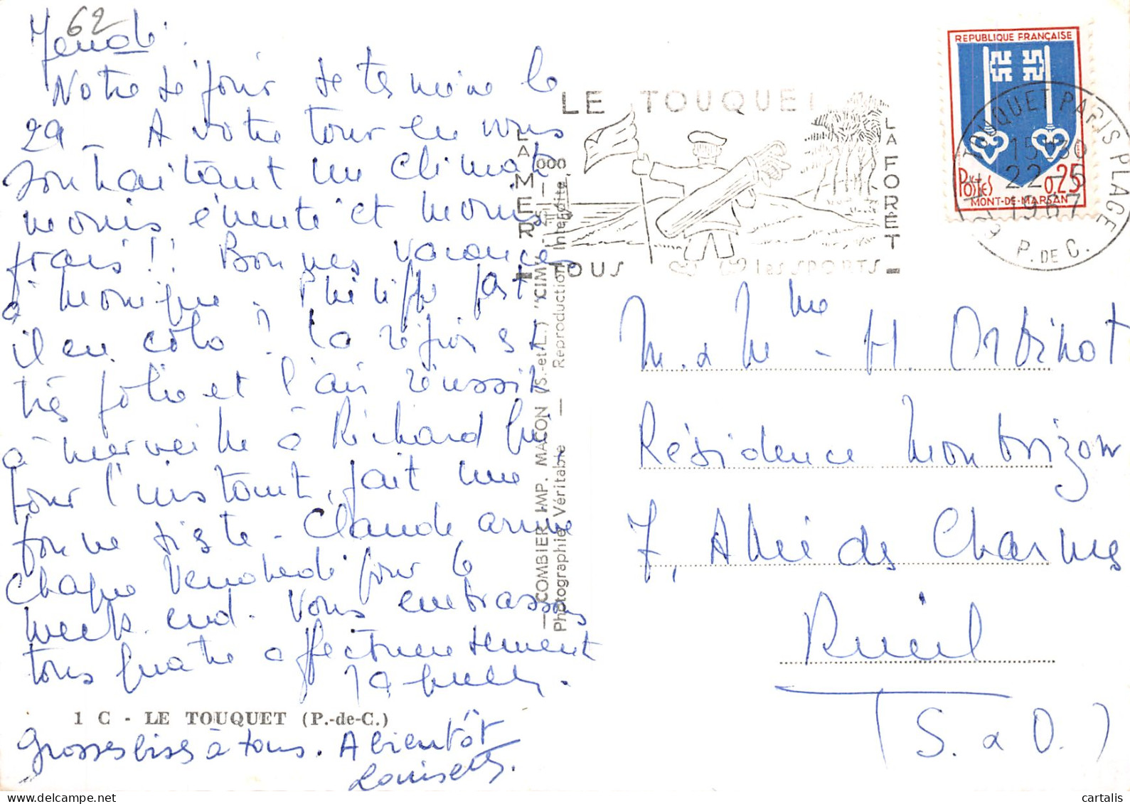 62-LE TOUQUET-N° 4413-D/0161 - Le Touquet