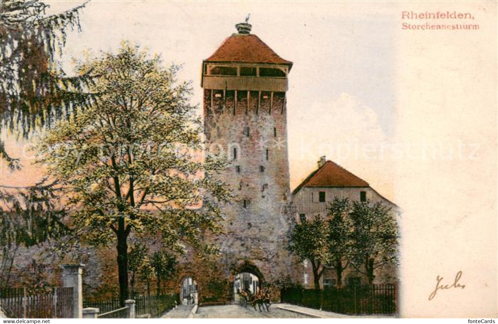 13615403 Rheinfelden AG Storchennestturm Rheinfelden AG - Autres & Non Classés