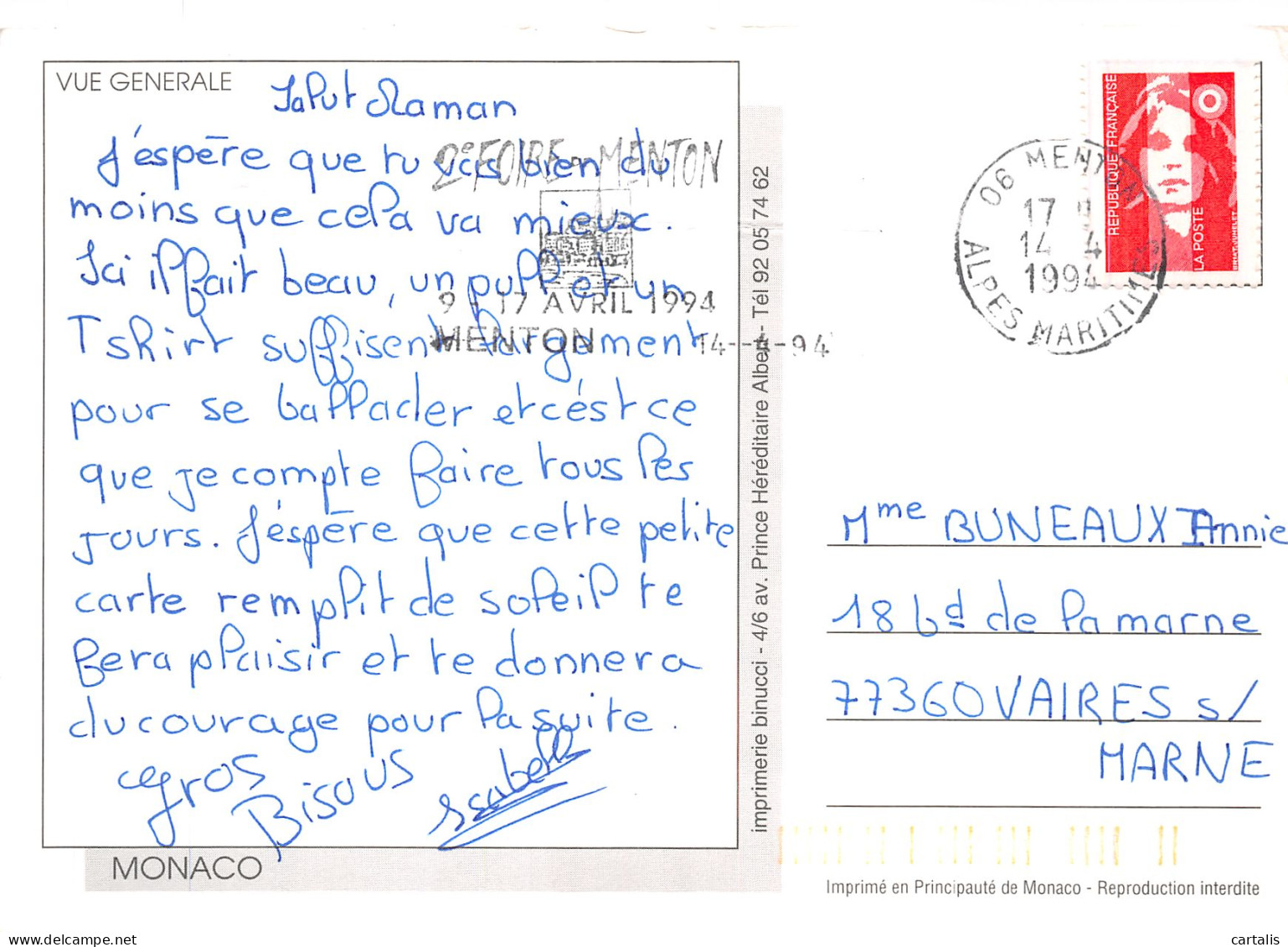 98-MONACO-N° 4413-C/0301 - Other & Unclassified