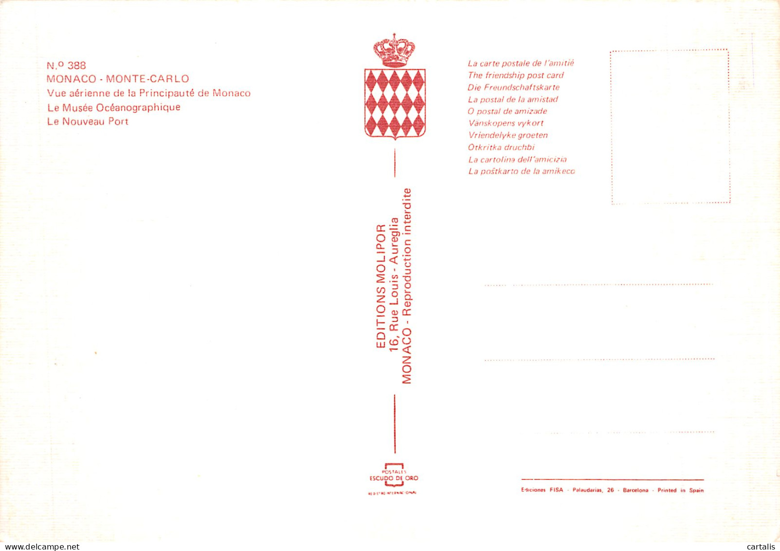 98-MONACO-N° 4413-C/0229 - Other & Unclassified