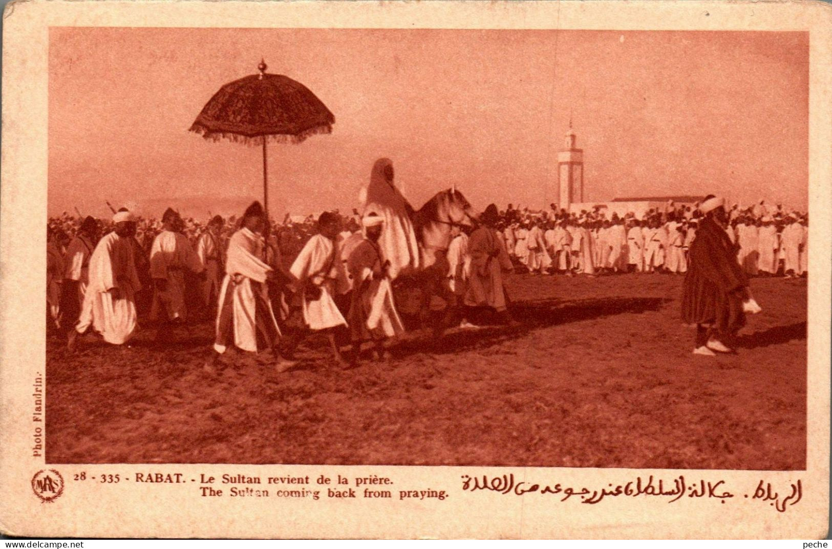 N°1162 W -cpa Rabat -le Sultan Revient De La Prière- - Rabat