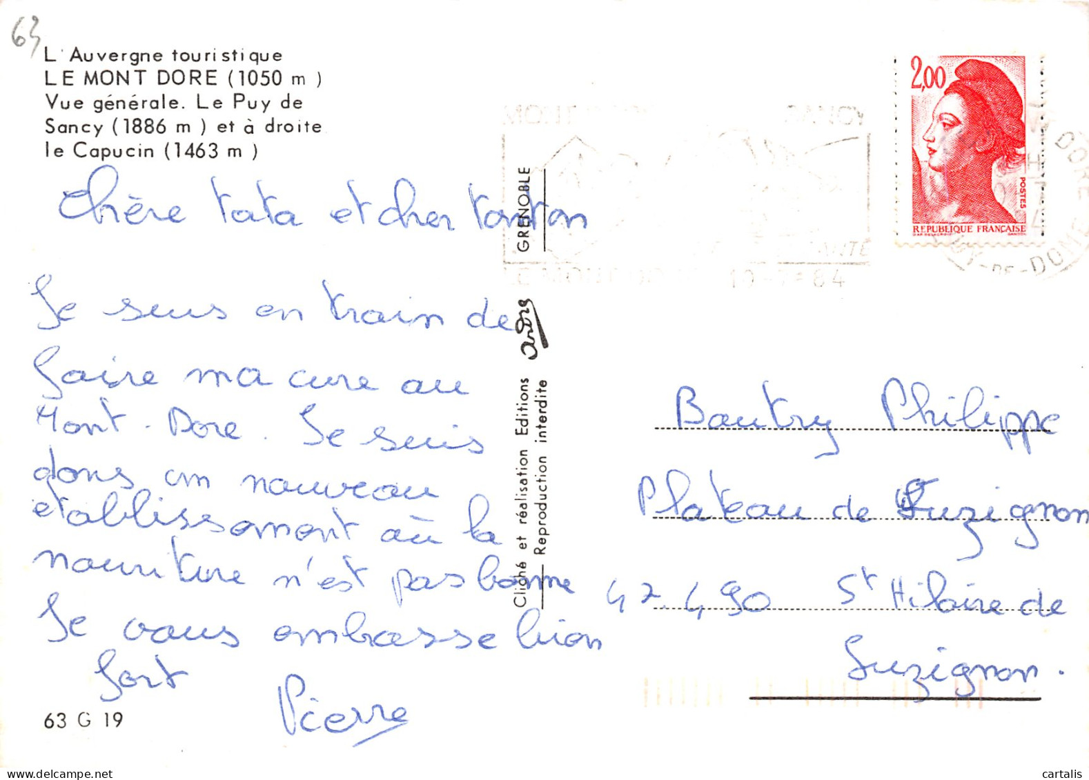 63-LE MONT DORE-N° 4413-C/0145 - Le Mont Dore