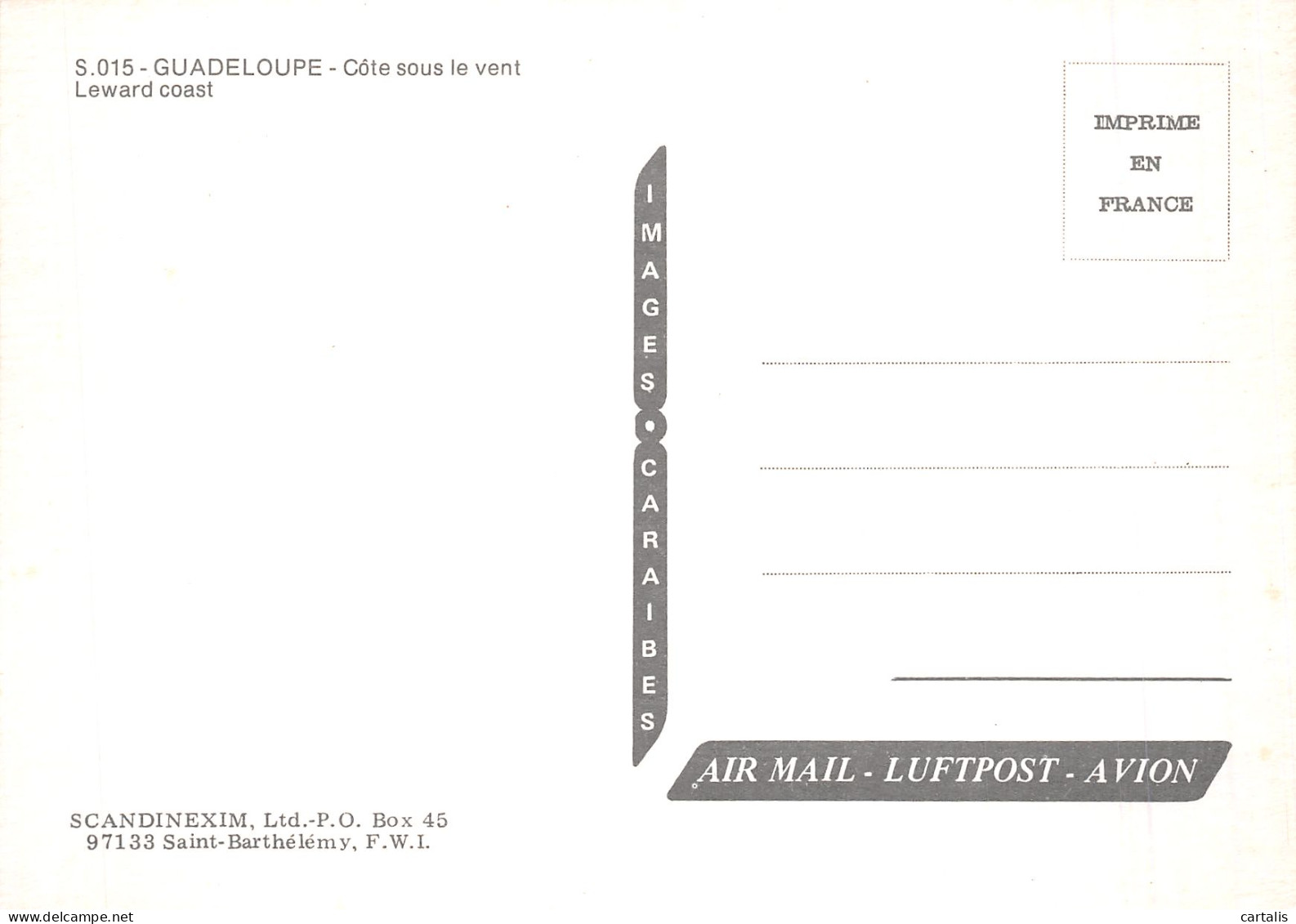 971-GUADELOUPE-N° 4413-B/0365 - Other & Unclassified