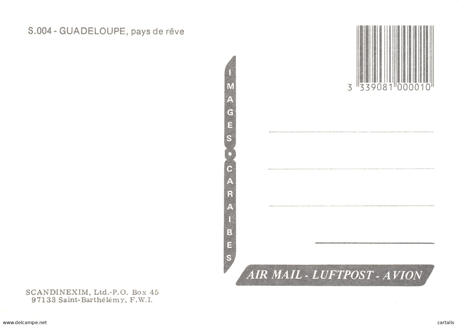 971-GUADELOUPE-N° 4413-B/0371 - Andere & Zonder Classificatie