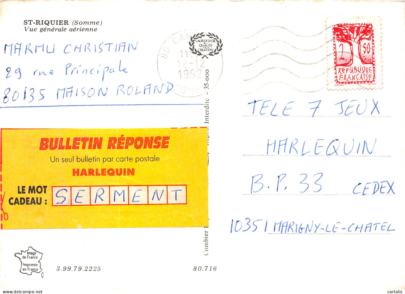 80-SAINT RIQUIER-N° 4414-B/0095 - Saint Riquier