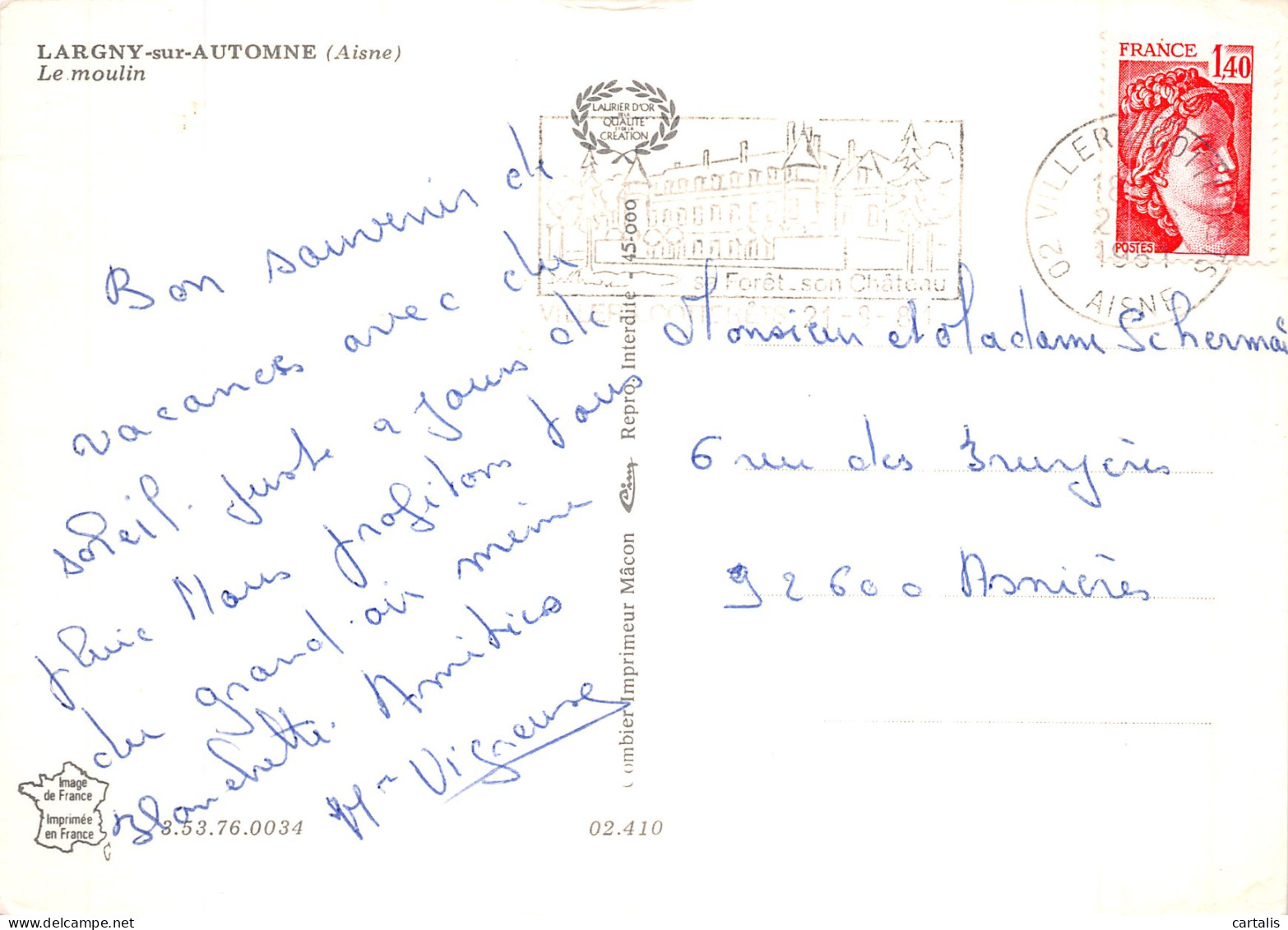 02-LARGNY SUR AUTOMNE-N° 4414-B/0083 - Altri & Non Classificati