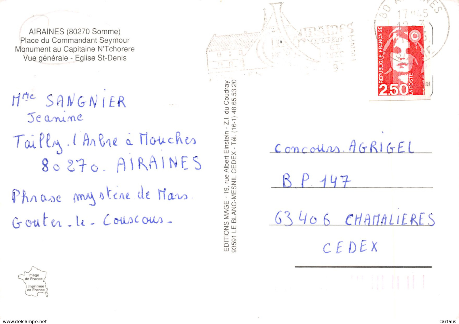 80-AIRAINES-N° 4414-B/0071 - Other & Unclassified