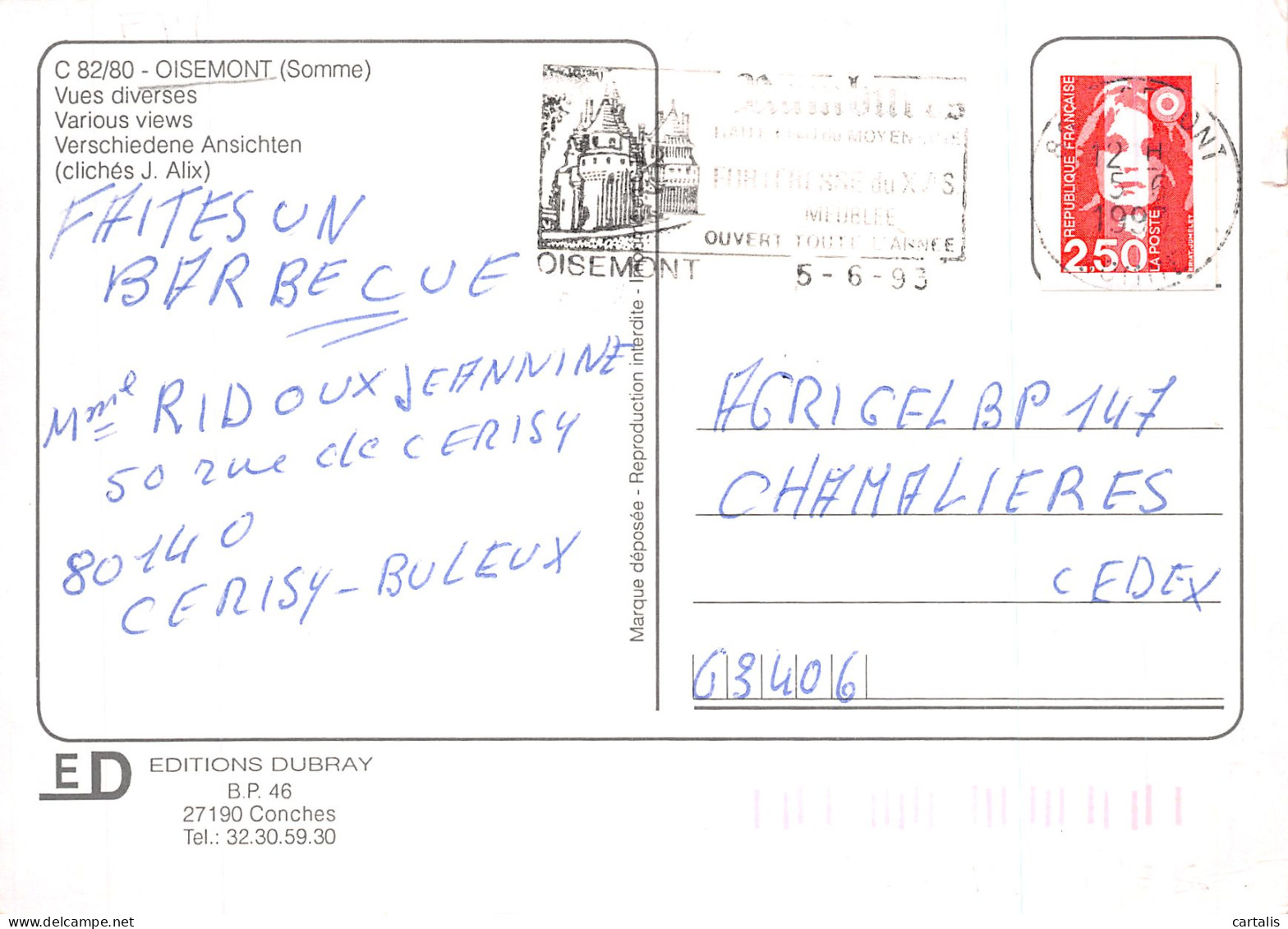 80-OISEMONT-N° 4414-B/0047 - Oisemont