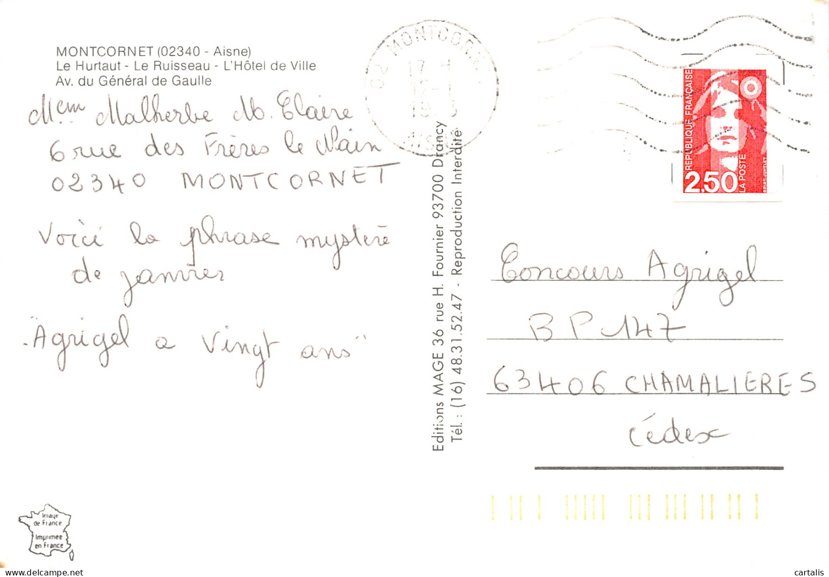 02-MONTCORNET-N° 4414-B/0039 - Altri & Non Classificati