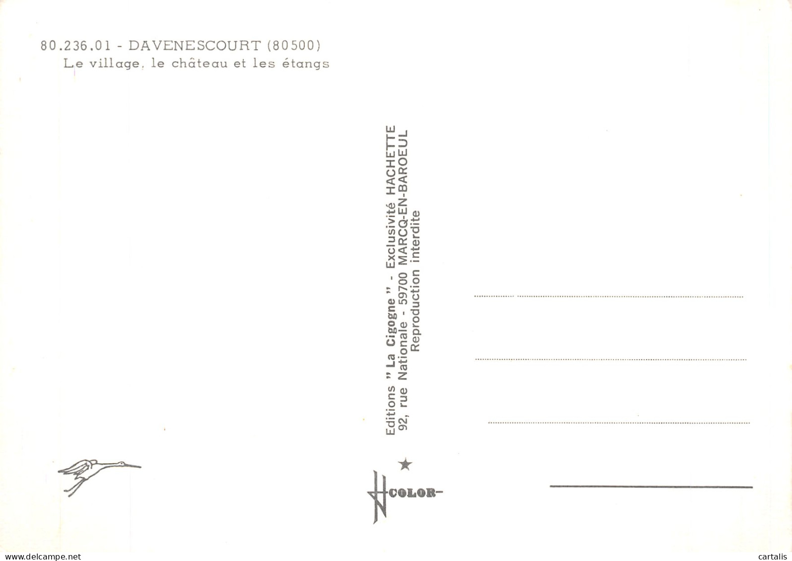 80-DAVENESCOURT-N° 4414-B/0023 - Altri & Non Classificati