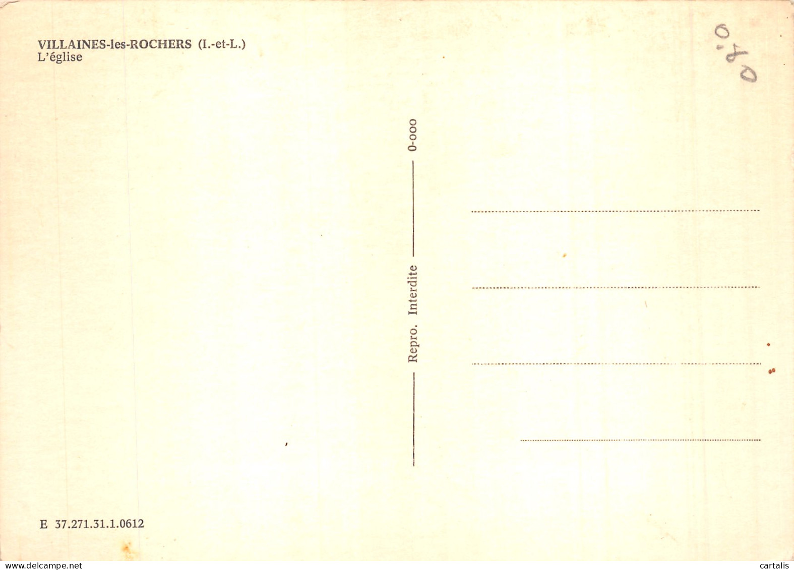 37-VILLAINES LES ROCHERS-N° 4414-A/0353 - Otros & Sin Clasificación