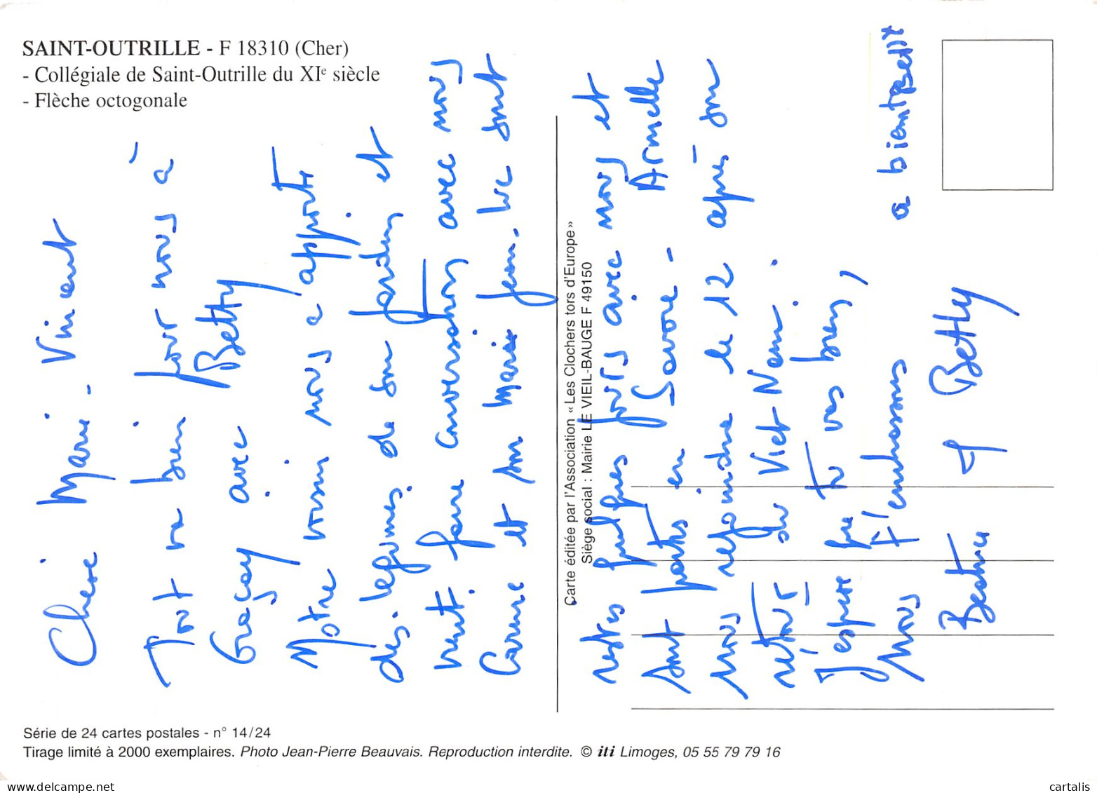 18-SAINT OUTRILLE-N° 4414-A/0303 - Autres & Non Classés