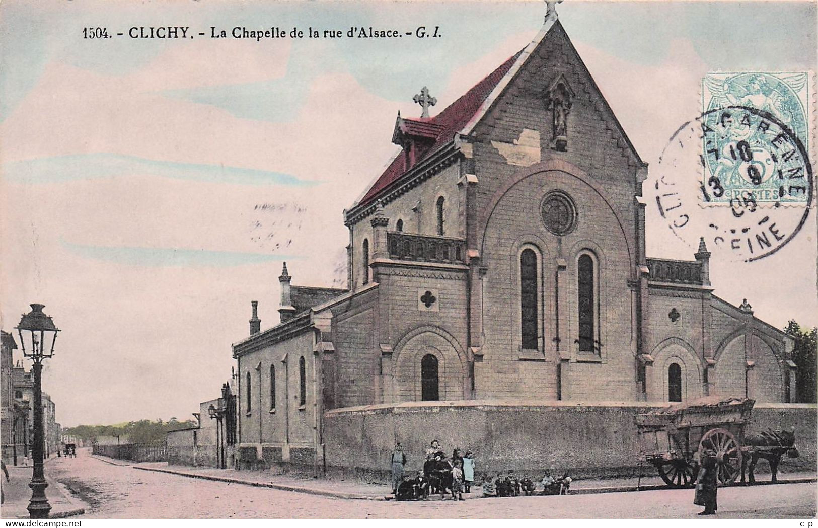 Clichy -  Chapelle De La Rue D'Alsace - CPA °J - Clichy