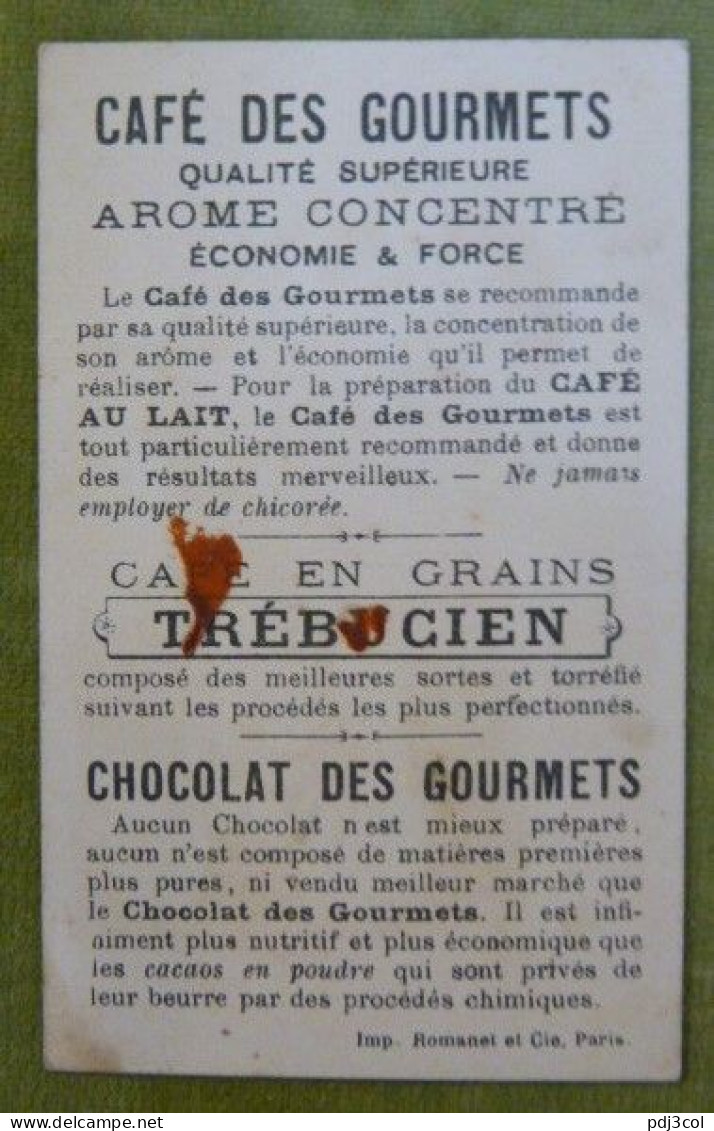 Lot de 5 chromos - Café des Gourmets Trébucien - scènes d'enfants - Histoire