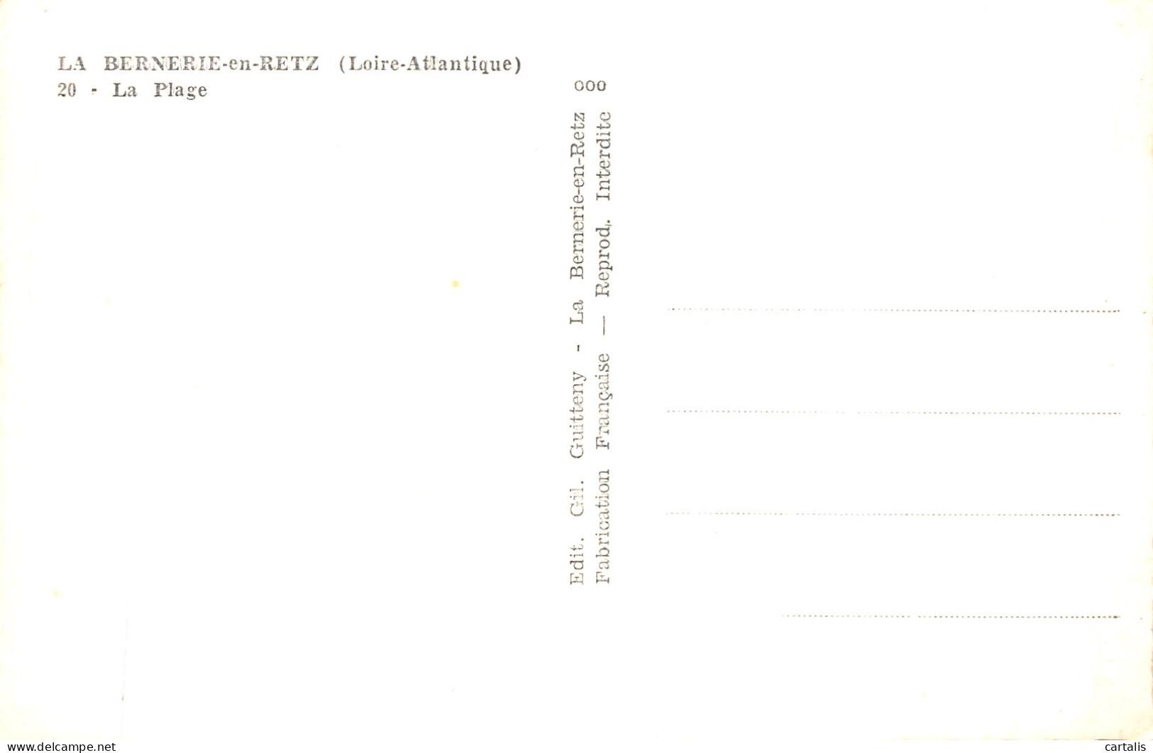 44-LA BERNERIE EN RETZ-N° 4413-E/0317 - La Bernerie-en-Retz