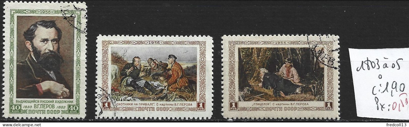 RUSSIE 1803 à 1805 Oblitérés Côte 1.90 € - Gebruikt