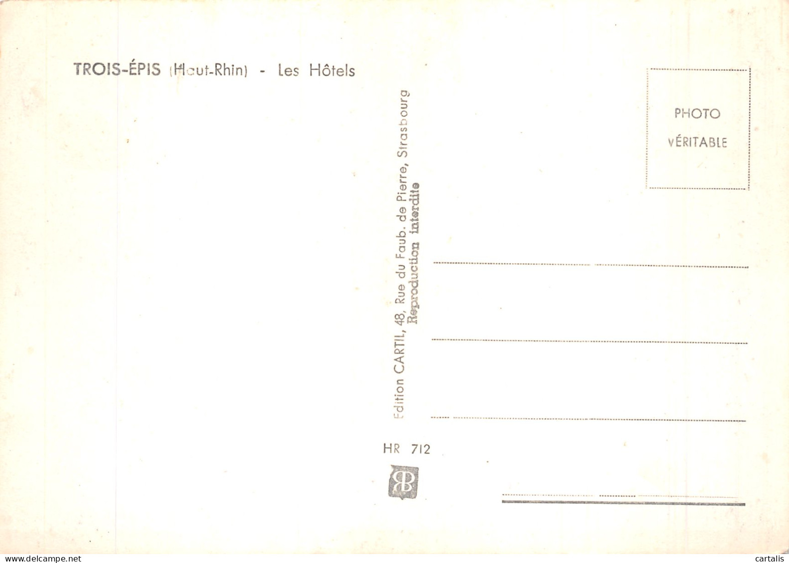 68-TROIS EPIS-N° 4414-D/0271 - Trois-Epis