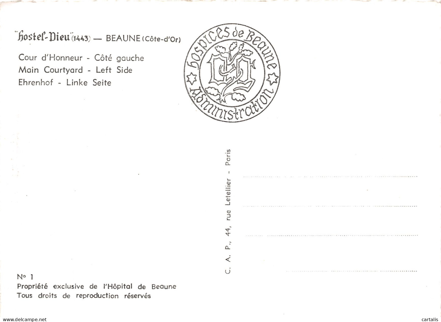 21-BEAUNE-N° 4414-D/0215 - Beaune