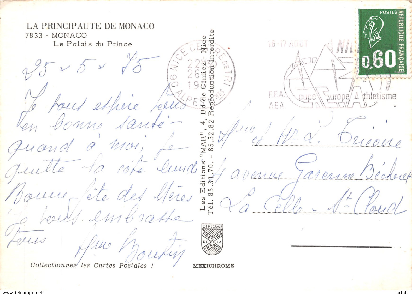 98-MONACO-N° 4414-D/0161 - Other & Unclassified