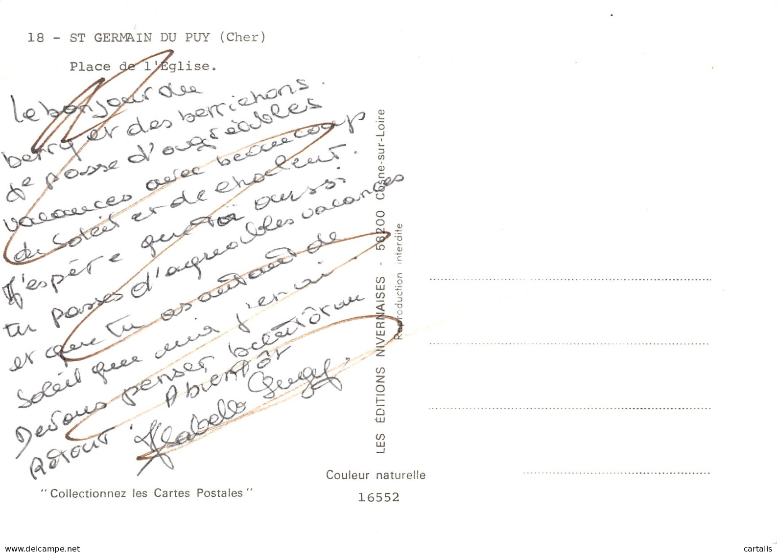 18-SAINT GERMAIN DU PUY-N° 4414-D/0061 - Other & Unclassified