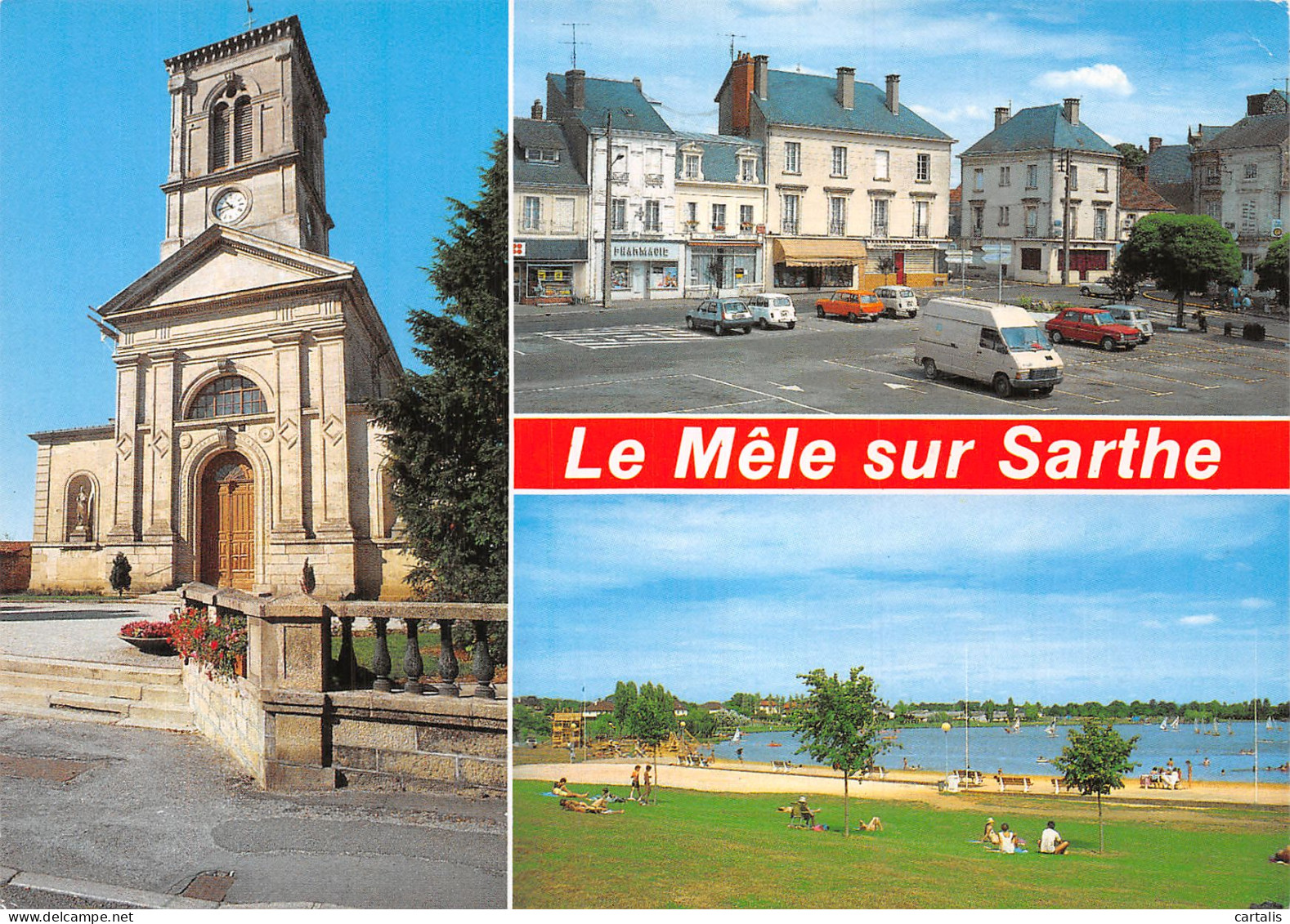 61-LE MELE SUR SARTHE-N° 4414-C/0185 - Le Mêle-sur-Sarthe