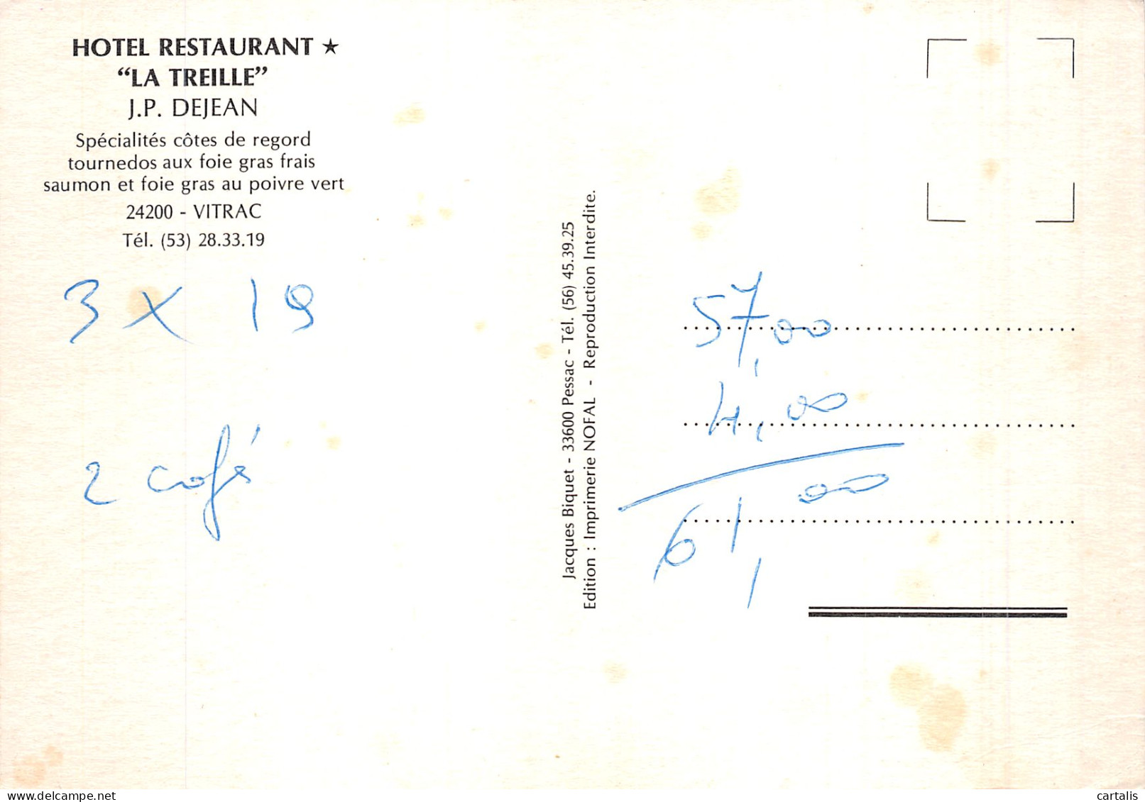 24-VITRAC-N° 4414-C/0153 - Sonstige & Ohne Zuordnung