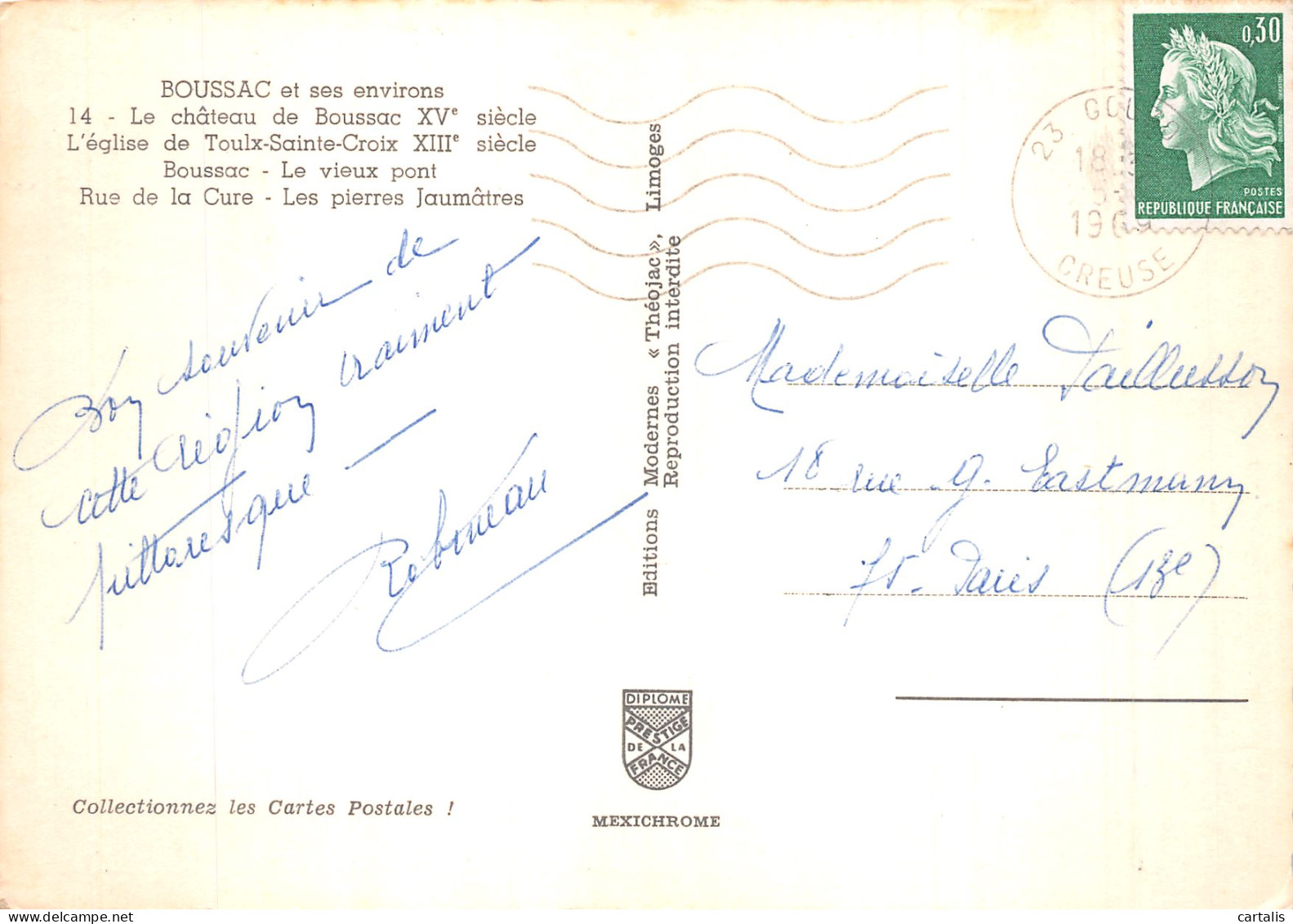 23-BOUSSAC-N° 4414-C/0121 - Boussac