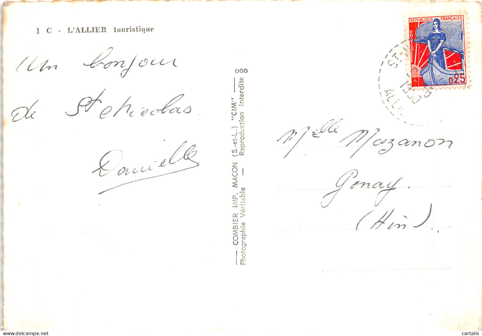 03-L ALLIER-N° 4415-C/0003 - Autres & Non Classés