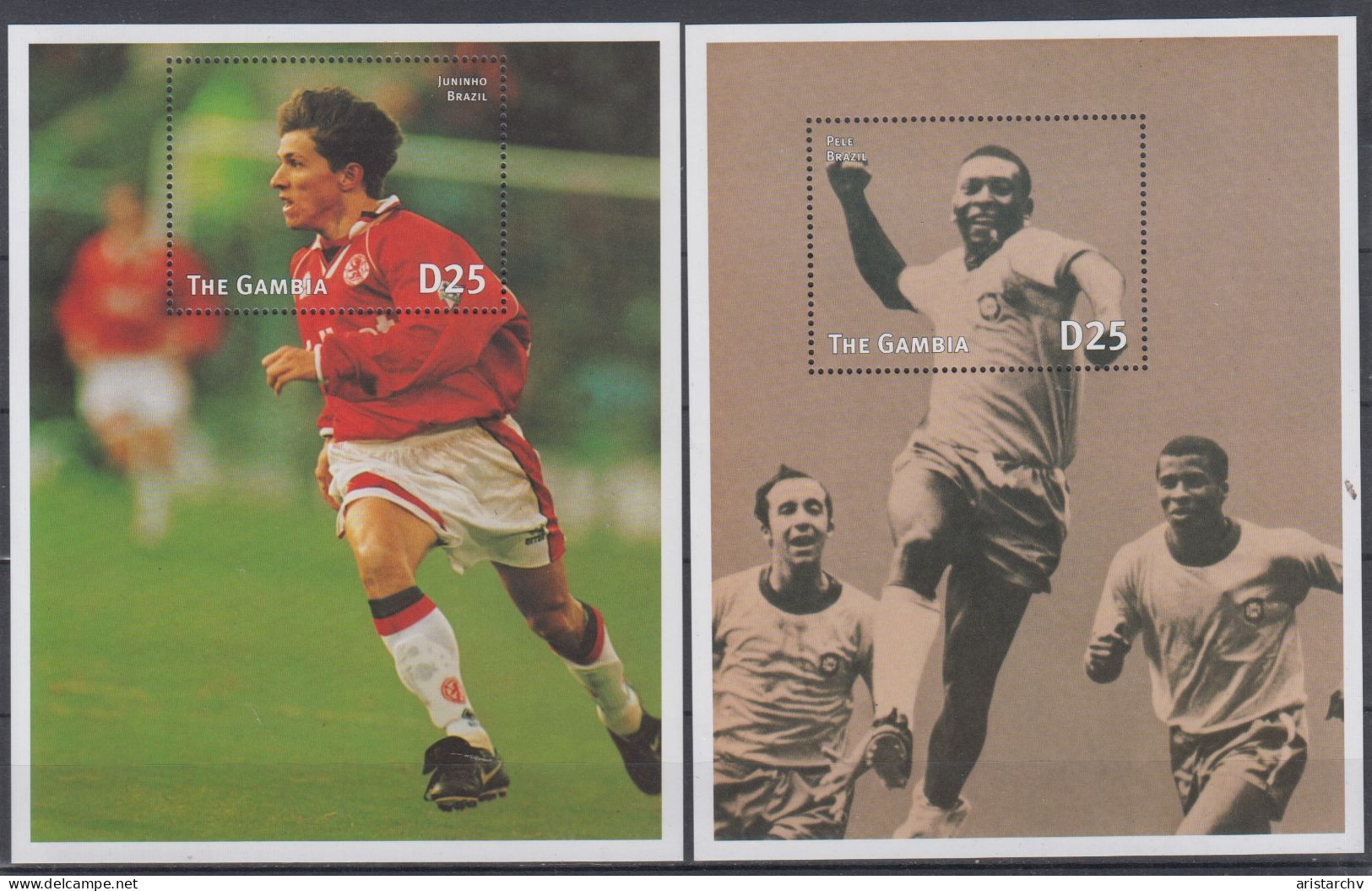 GAMBIA 1998 FOOTBALL WORLD CUP 4 S/SHEETS 4 SHEETLETS AND 6 STAMPS - 1998 – Frankreich