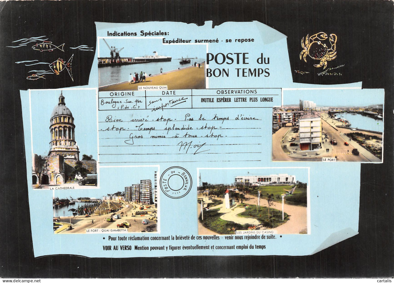 62-BOULOGNE SUR MER-N° 4415-A/0223 - Boulogne Sur Mer