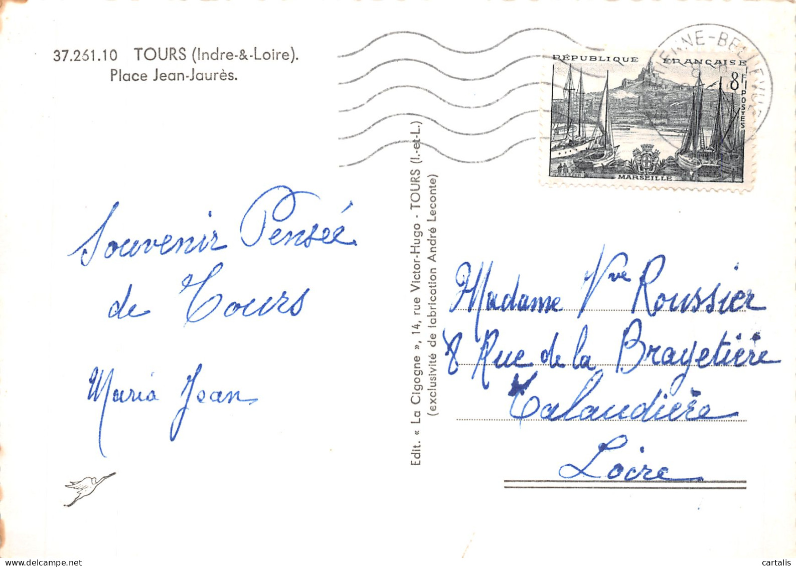 37-TOURS-N° 4415-A/0121 - Tours