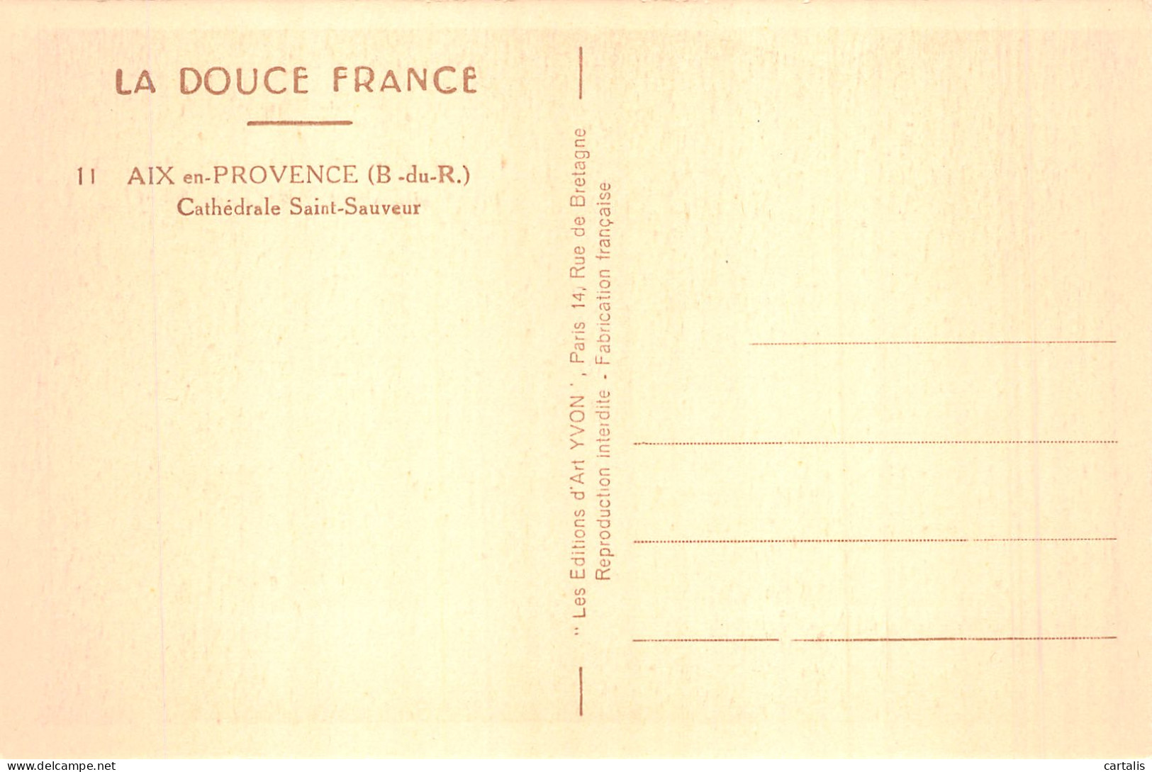 13-AIX EN PROVENCE-N° 4414-E/0357 - Aix En Provence