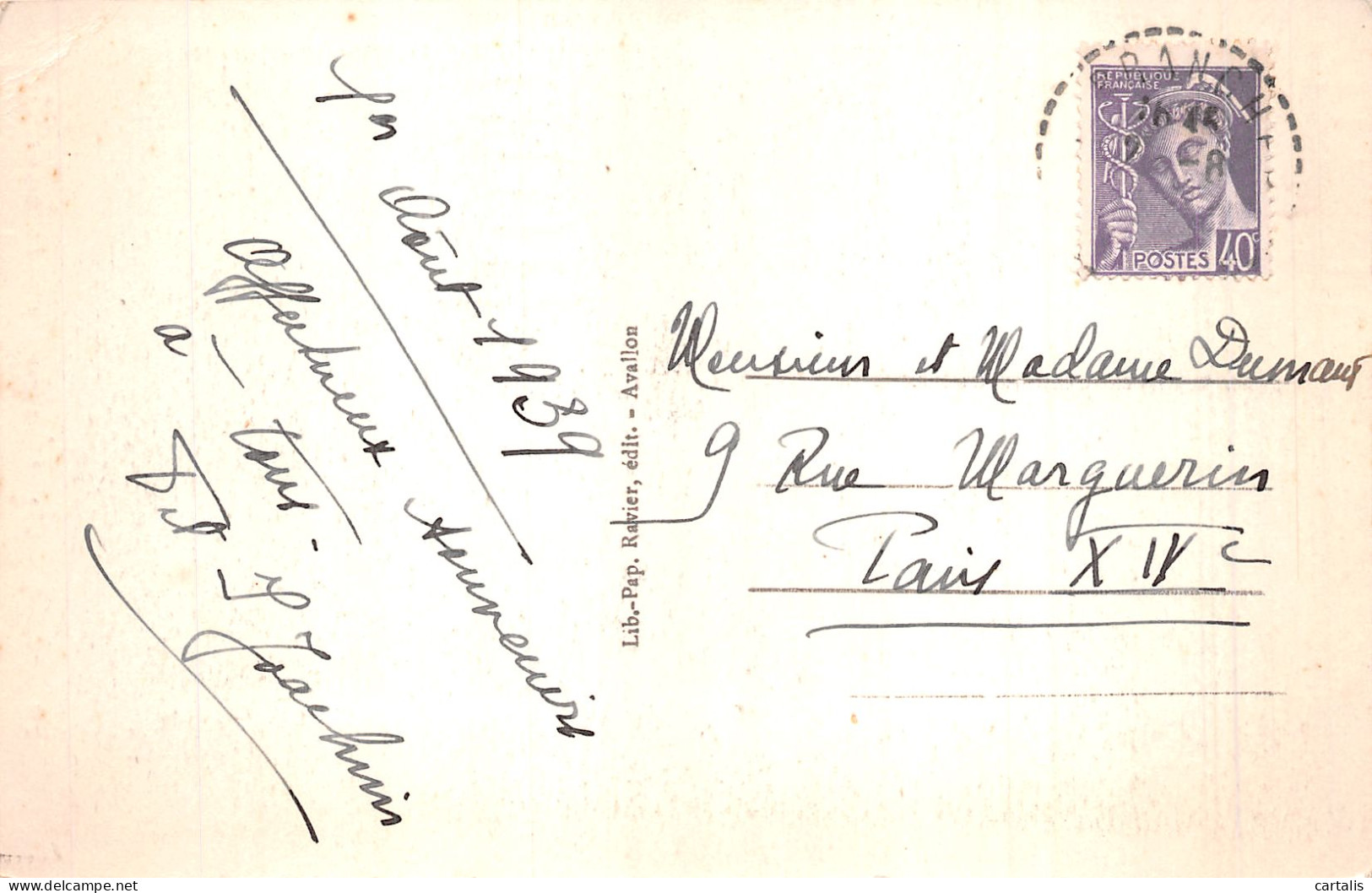 89-AVALLON-N° 4415-E/0239 - Avallon