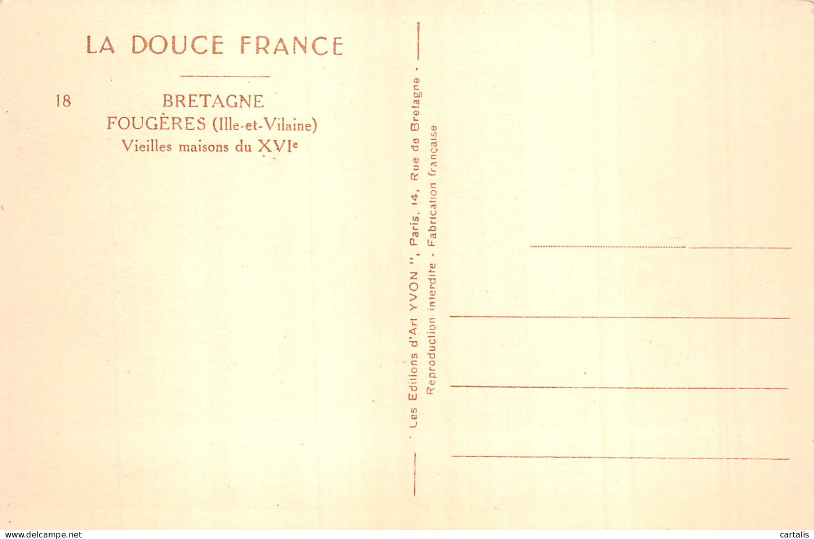 35-FOUGERES-N° 4415-E/0025 - Fougeres